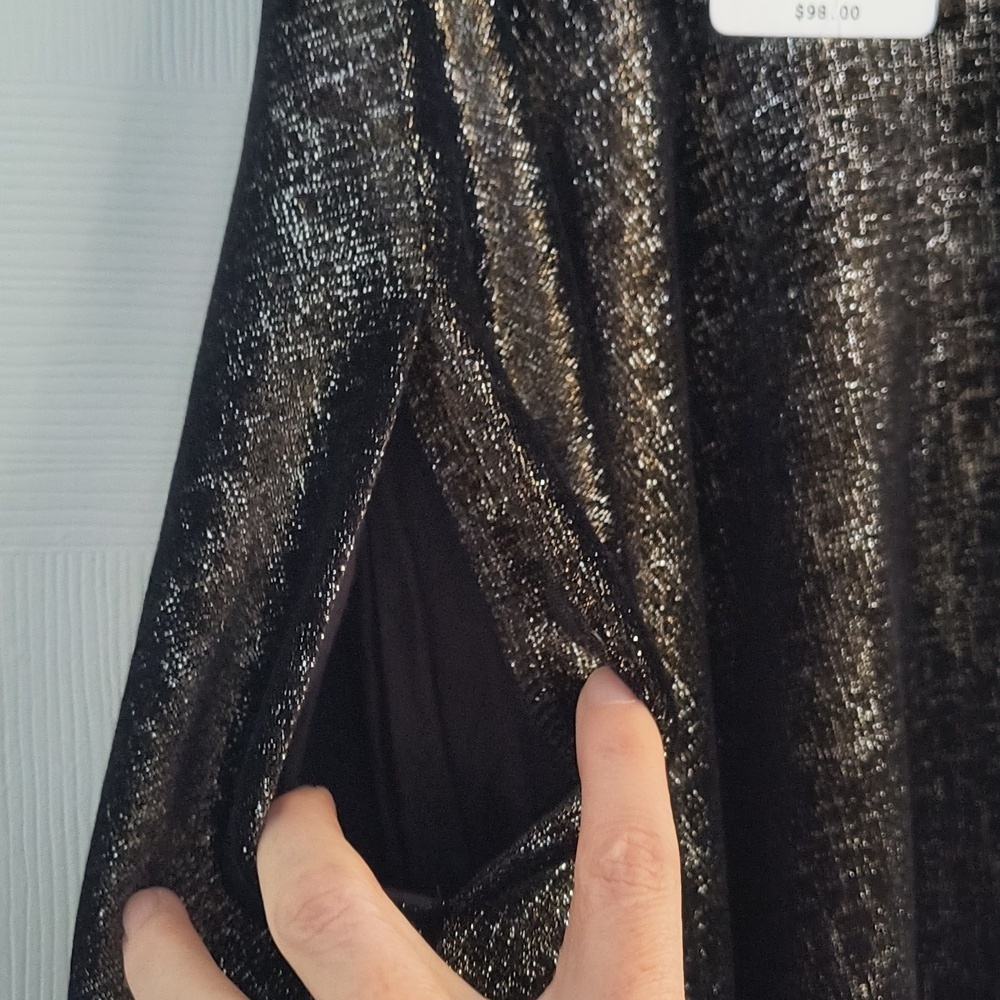 Free People Velvet Strapless Dress Size XS - Picture 7 of 7